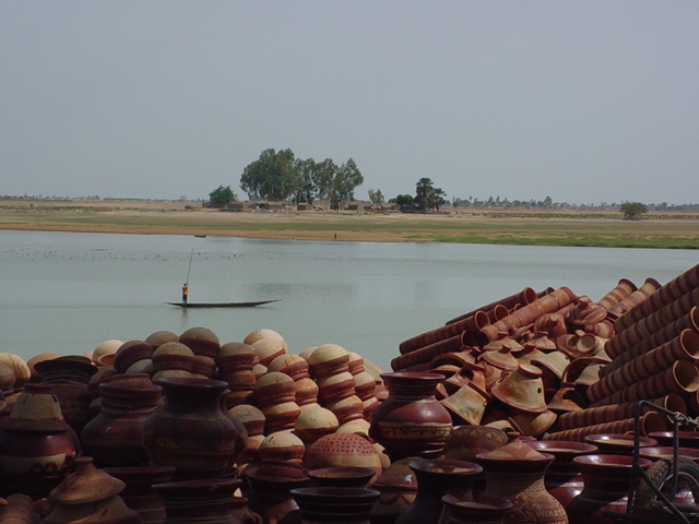 Canneries are used because the clay naturally cools water stored inside
