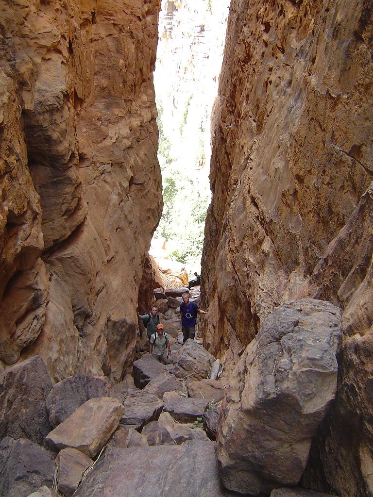 Hikes up and down the cliffs are dramatic