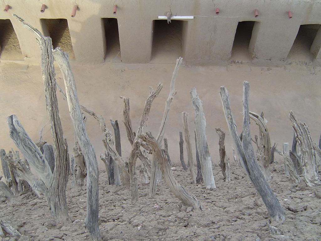 Wood supposedly brought all the way from Mecca in the 15th century